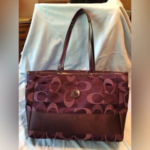Vintage Coach Tote/Diaper Bag